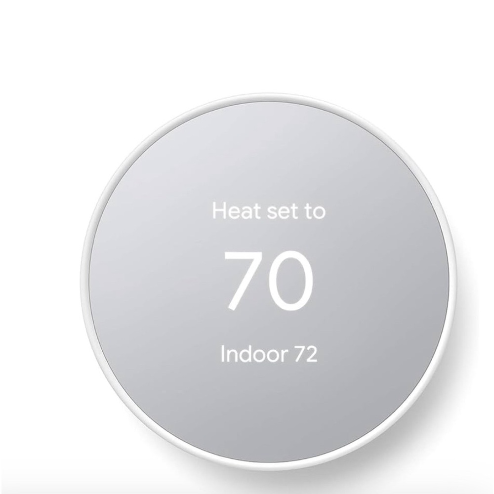 Google Nest Thermostat, color: snow